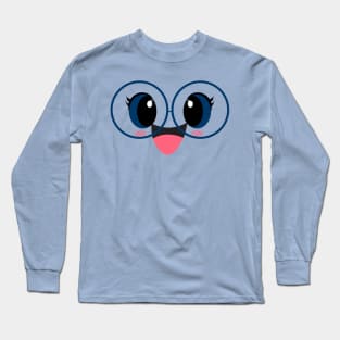 Cute Blue Eyes Long Sleeve T-Shirt